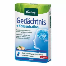 KNEIPP Memory+Concentration Capsules, 30 kapsúl
