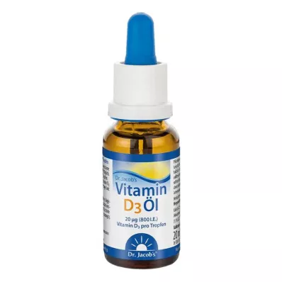 VITAMIN D3 ÖL kvapky Dr. Jacoba, 20 ml VITAMIN D3 ÖL kvapky Dr. Jacoba, 20 ml