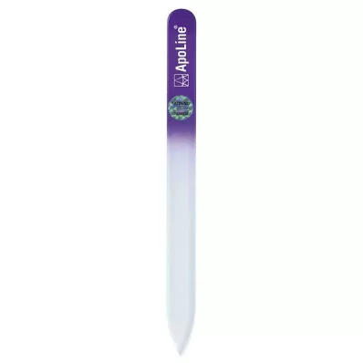 Apoline pilník sklenený 14 cm fialový, 1 ks Apoline pilník sklenený 14 cm fialový, 1 ks