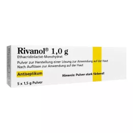 RIVANOL 1,0 g prášku, 5 ks