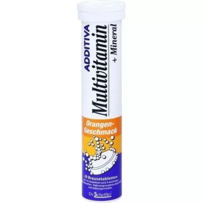 ADDITIVA Multivit.+Mineral Orange R šumivé tablety, 20 ks