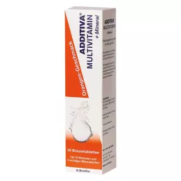 ADDITIVA Multivit.+Mineral Orange R šumivé tablety, 20 ks