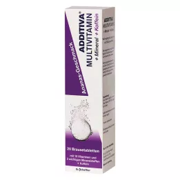 ADDITIVA Multivit. +Minerál+Coff.Ananás R Br. tablety, 20 ks