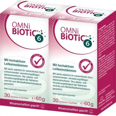 OMNI Dvojité balenie prášku BiOTiC 6, 2x60 g