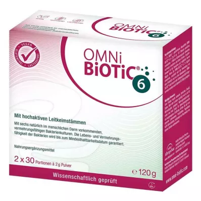 Omni Biotic 6 prášok, 2x60 g