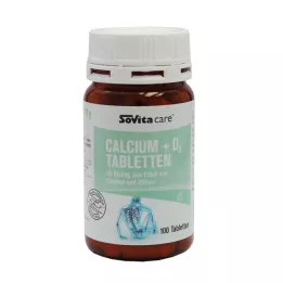 SOVITA CARE Kalcium+D3 tablety, 100 kapsúl