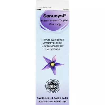 SANUCYST Kvapky do močového mechúra a obličiek, 30 ml