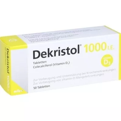 DEKRISTOL 1 000 I.U. tabliet, 50 ks