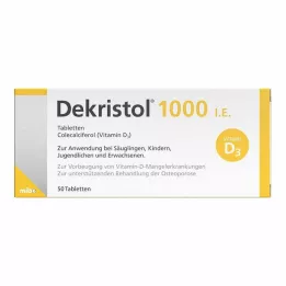 DEKRISTOL 1 000 I.U. tabliet, 50 ks