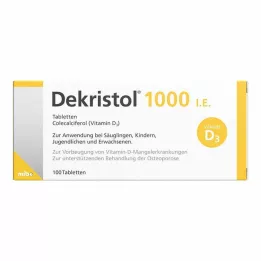 DEKRISTOL 1 000 I.U. tabliet, 100 ks