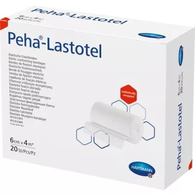 PEHA-LASTOTEL Fixačný obväz 6 cmx4 m, 1 ks