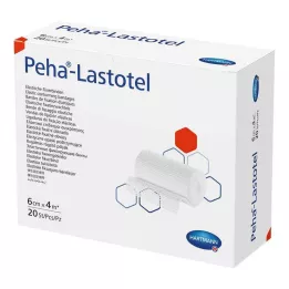 PEHA-LASTOTEL Fixačný obväz 6 cmx4 m, 20 ks