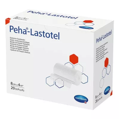 Peha-Lastotel fixačný obväz 8 cm x 4 m, 20 ks Peha-Lastotel fixačný obväz 8 cm x 4 m, 20 ks