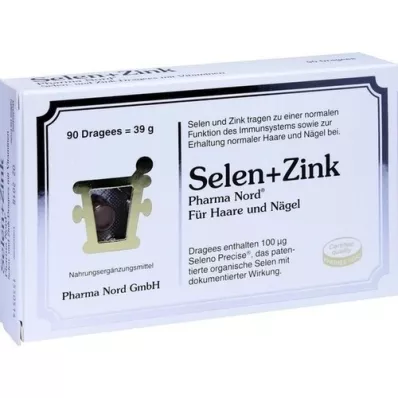 SELEN+ZINK Pharma Nord Dragees, 90 kapsúl
