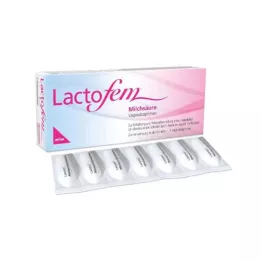 LACTOFEM Vaginálne čapíky s kyselinou mliečnou, 7 ks