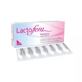 LACTOFEM Vaginálne čapíky s kyselinou mliečnou, 14 ks