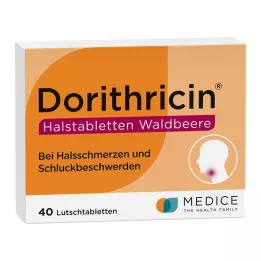 DORITHRICIN Pastilky na hrdlo lesné plody, 40 ks