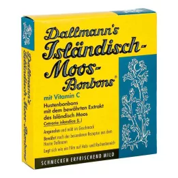 Islandské machové cukríky Dallmanns (20 kusov)