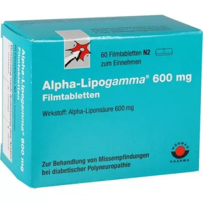 ALPHA-LIPOGAMMA 600 mg filmom obalené tablety, 60 ks