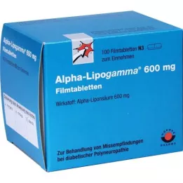 ALPHA-LIPOGAMMA 600 mg filmom obalené tablety, 100 ks
