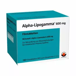 ALPHA-LIPOGAMMA 600 mg filmom obalené tablety, 100 ks