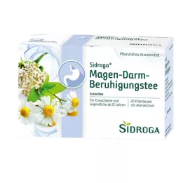 SIDROGA Filtračné vrecúška na čaj na upokojenie tráviaceho traktu, 20X2,0 g