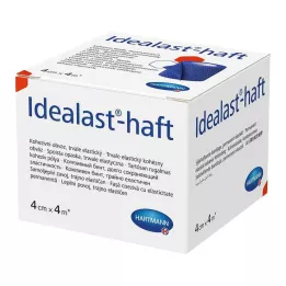 IDEALAST-farebný obväz 4 cmx4 m modrý, 1 ks