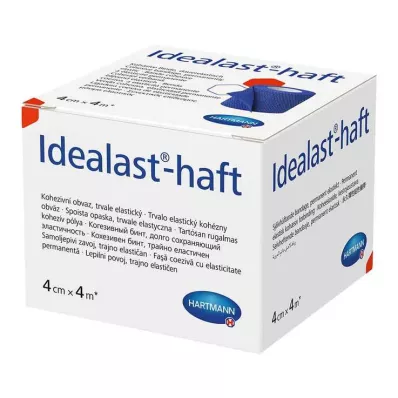 IDEALAST-farebný obväz 4 cmx4 m modrý, 1 ks