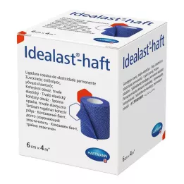 IDEALAST-farebný obväz 6 cmx4 m modrý, 1 ks