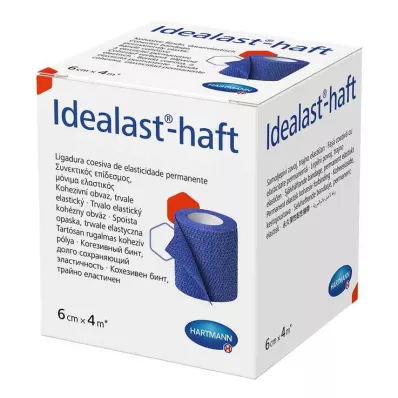 IDEALAST-farebný obväz 6 cmx4 m modrý, 1 ks