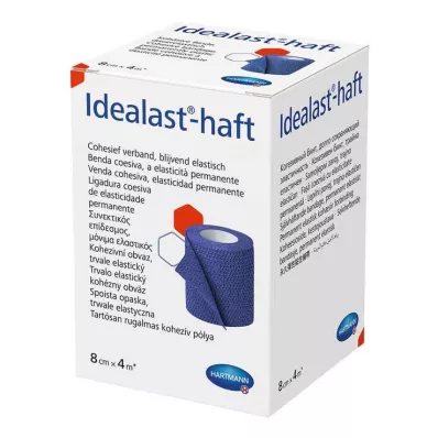 Idealast-haft farebný obväz 8 cm x 4 m modrý, 1 ks Idealast-haft farebný obväz 8 cm x 4 m modrý, 1 ks