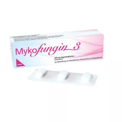 Mykofungin 3 vaginálne tablety 200 mg, 3 ks