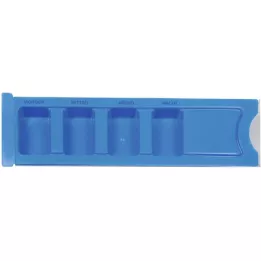 MEDIKAMENTENDISPENSER 1 deň modrá, 1 ks