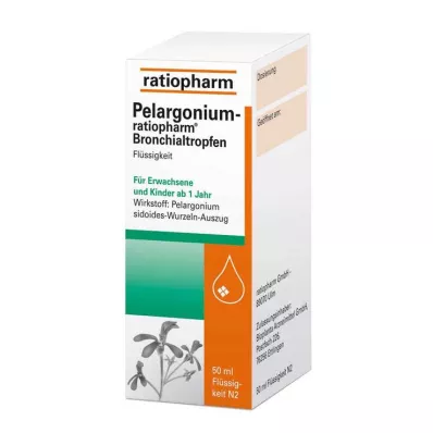 Pelargonium ratiopharm bronchiálne kvapky, 50 ml Pelargonium ratiopharm bronchiálne kvapky, 50 ml