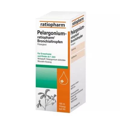 Pelargonium ratiopharm bronchiálne kvapky, 100 ml Pelargonium ratiopharm bronchiálne kvapky, 100 ml