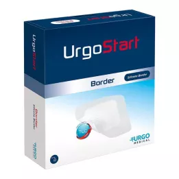 URGOSTART Hraničný penový obväz na rany 8x8 cm, 10 ks