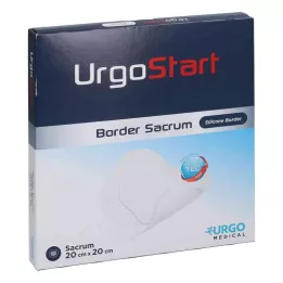URGOSTART Penový obväz na rany Border Sacrum 20x20 cm, 5 ks