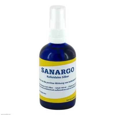 Sanargo sprej s koloidným striebrom, 100 ml
