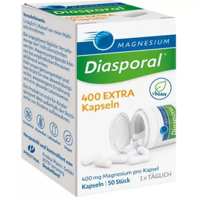 MAGNESIUM DIASPORAL 400 Extra kapsúl, 50 kapsúl