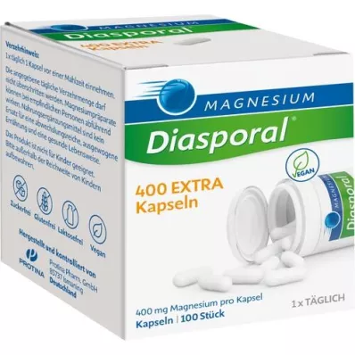 MAGNESIUM DIASPORAL 400 Extra kapsúl, 100 kapsúl