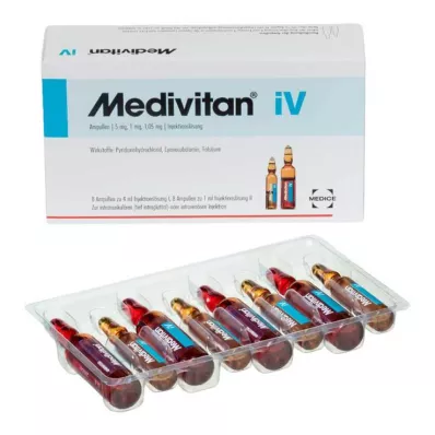MEDIVITAN iV injekčný roztok v amp. pároch, 8 ks MEDIVITAN iV injekčný roztok v amp. pároch, 8 ks