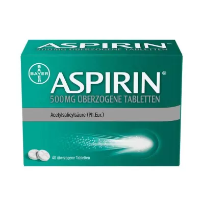 Aspirín 500 mg obalené tablety, 40 ks