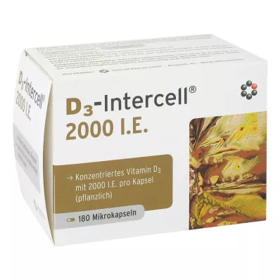 D3-Intercell 2000 IU kapsuly, 180 kusov