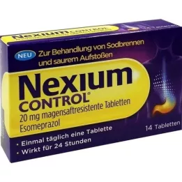 NEXIUM Kontrolné 20 mg entericky obalené tablety, 14 ks