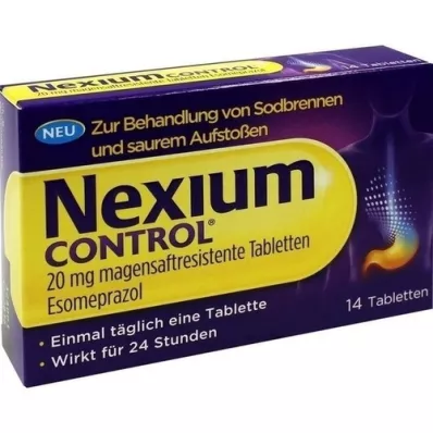 NEXIUM Kontrolné 20 mg entericky obalené tablety, 14 ks