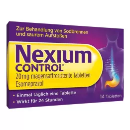 NEXIUM Kontrolné 20 mg entericky obalené tablety, 14 ks