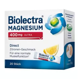 BIOLECTRA Horčík 400 mg ultra Direct Lemon, 20 kapsúl