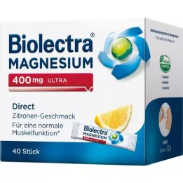 BIOLECTRA Horčík 400 mg ultra Direct Lemon, 40 kapsúl