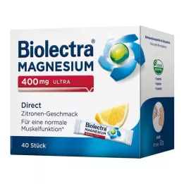 BIOLECTRA Horčík 400 mg ultra Direct Lemon, 40 kapsúl
