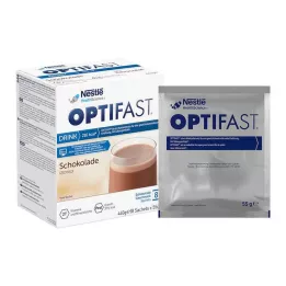 OPTIFAST domáci nápoj čokoládový prášok, 8X55 g